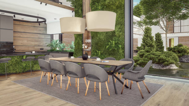 istock 3d rendering of expensive cozy interior with green walls in night 1635753388