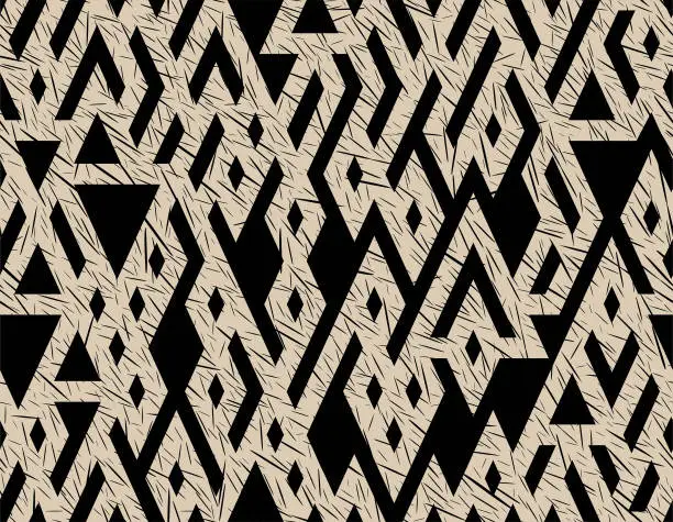 Vector illustration of seamless   abstract  textured  pattern