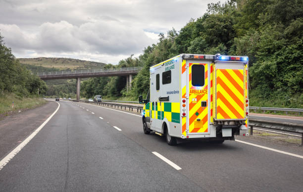istock Ambulance on a UK motorway responding to emergency 1635803944