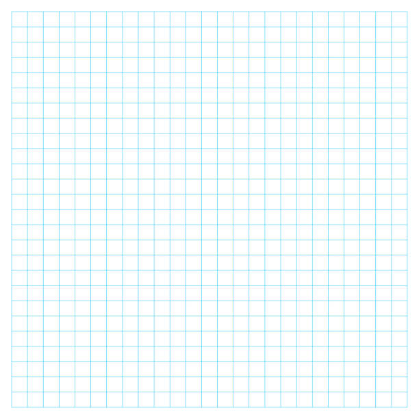 ilustraciones, imágenes clip art, dibujos animados e iconos de stock de línea de cuadrícula vectorial. gráfico cuadrado. ilustrador de papel cuadriculado fondo eps10 - graph paper blue backgrounds square shape