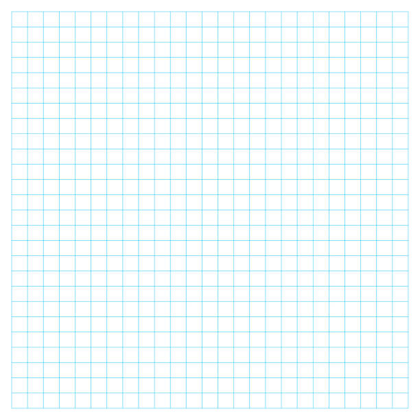 벡터 그리드 선입니다. 정사각형 그래프. 모눈종이, 일러스트레이터 배경 eps10 - blueprint graph paper paper backgrounds stock illustrations