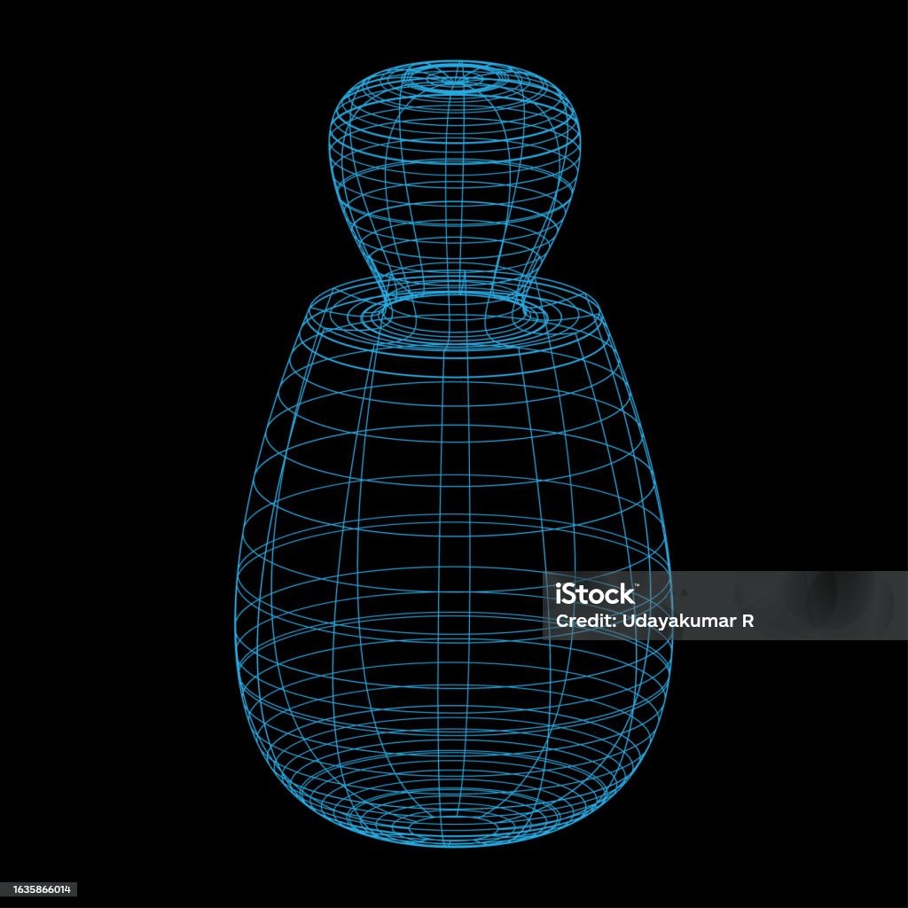 3d Mesh Grid Net Wire Frame Vector Lines Illustration 3d Wireframe Or ...