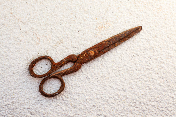 Old pair of used and rusty pliers