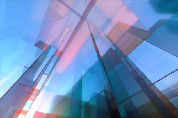 istock Abstract colorful glass background 1635940044