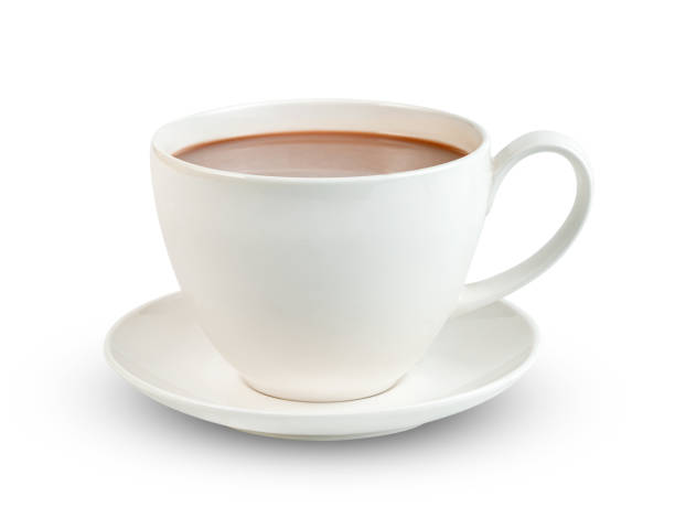 istock hot chocolate with coffee cup  isolated on white background ,include clipping path 1636048300
