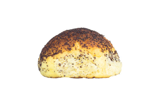 istock Bun, sweet bun with poppy seeds isolated from background 1636050970