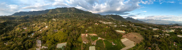 istock Landscape in mountains with crops in Colombia. 1636052647
