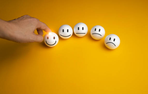 Users rate service experience on online application for customer satisfaction survey concept.