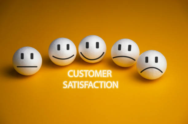 istock Users rate service experience on online application for customer satisfaction survey concept. 1636062144