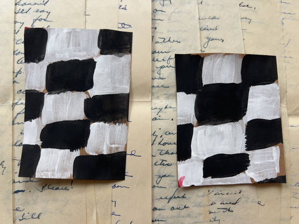 istock Old Love Letters and Collage Papers Repurposed 1636077686