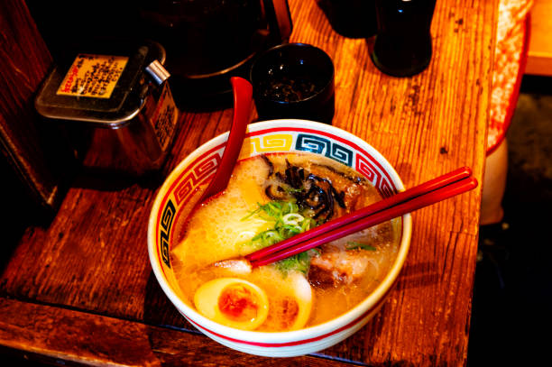 istock Ramen, traditional noodle in broth, Tokyo, Japan 1636105162