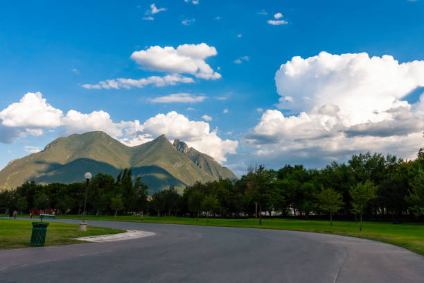 Fundidora Park in Monterrey stock photo