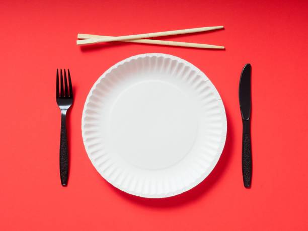 istock Choices, how to dine, with chopsticks or western plastic ware 1636132149