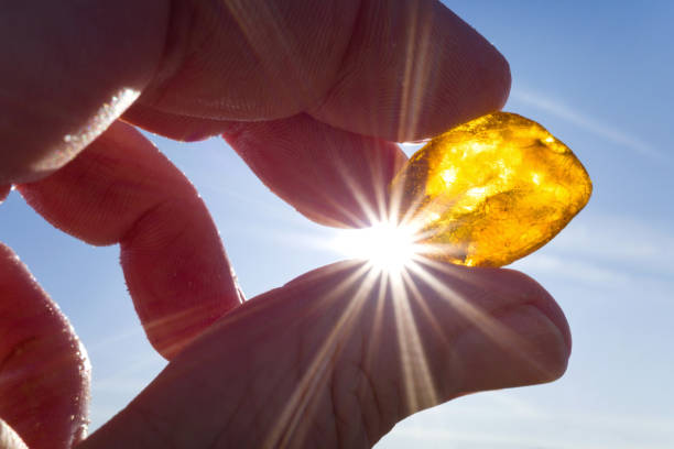 istock male hand holds amber against the sun 1636181237