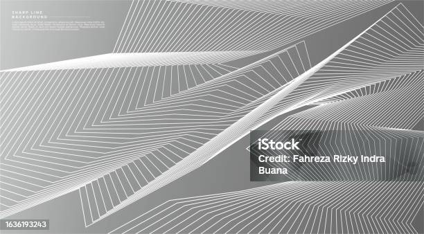 Dynamic Sharp Line Abstract Background Design Modern Blend Line Edge ...