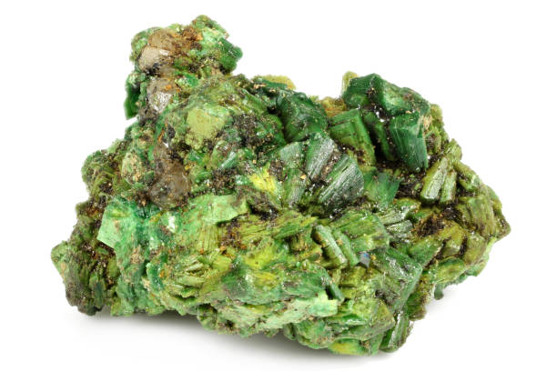 istock torbernite (uranium ore) from Margabal Mine, France 1636193818