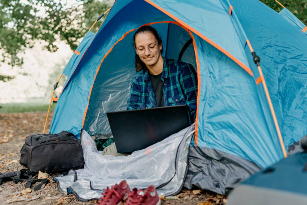 istock Digital tasks in the midst of nature 1636290588