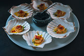 Scallops with Chili and Dill