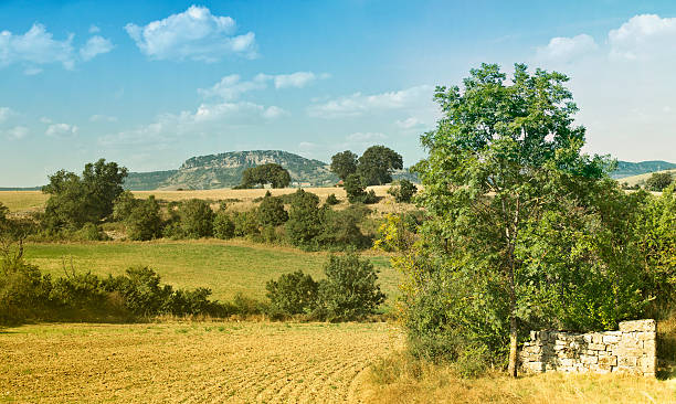Moors landscape, south of France stock photo