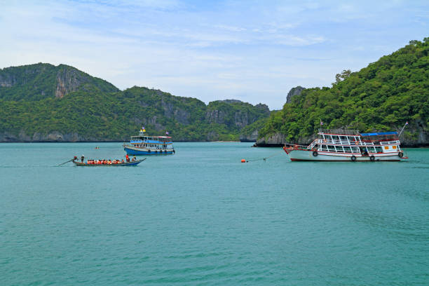 앙텅 해양 국립 공원 - ang thong islands 뉴스 사진 이미지