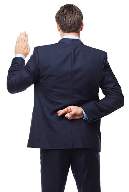 istock Swearing to not tell the truth 163641062