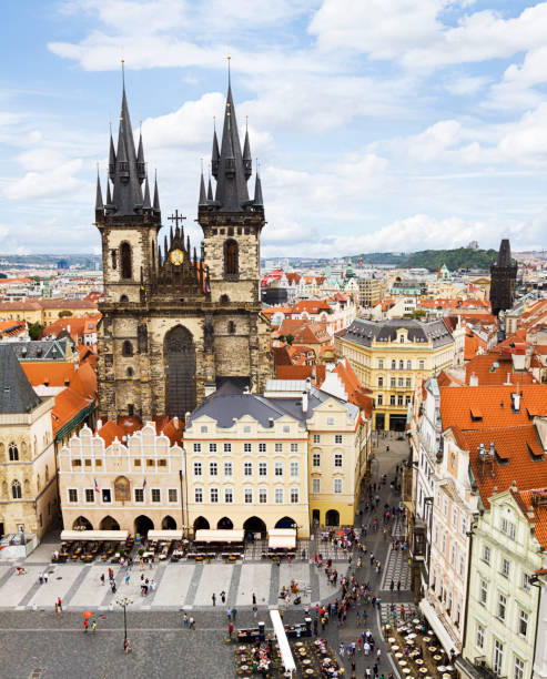 istock Old town square in Prague 163641581