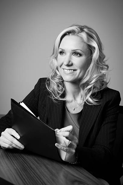 istock Businesswoman at work 163641843