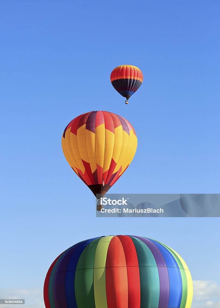 Heißluftballon - Lizenzfrei Bunt - Farbton Stock-Foto