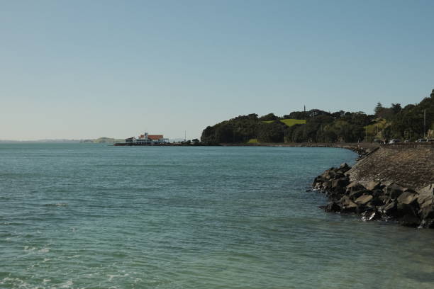 istock Beach View with Ocean and Mountains 1636466587