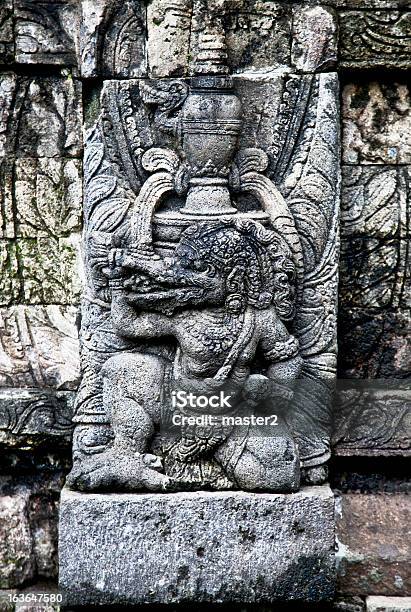 Stone Craft In Candi Kidal Temple Near By Malang Indonesia Stock Photo - Download Image Now