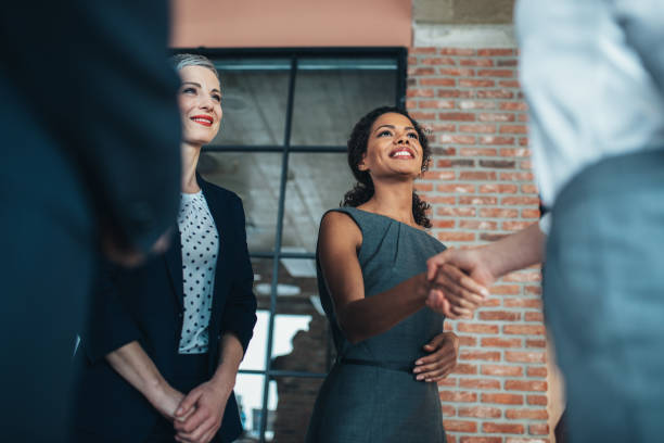 istock Business handshake for new agreement 1636487729