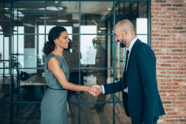 istock Business handshake for new agreement 1636488246