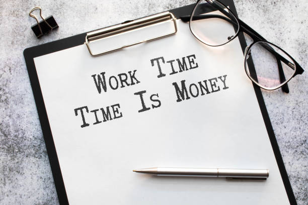 istock Work Time Time Is Money, business concept. 1636511180