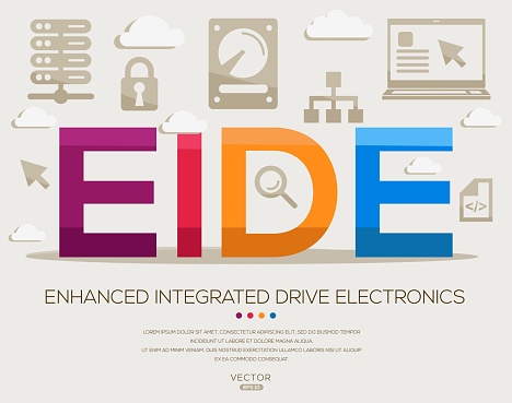 Eide Function Eide Enhanced Integrated Drive Electronics Stock Illustration ...