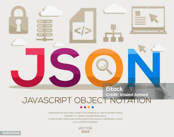 Json Javascript Object Notation Stock Illustration - Download Image Now ...