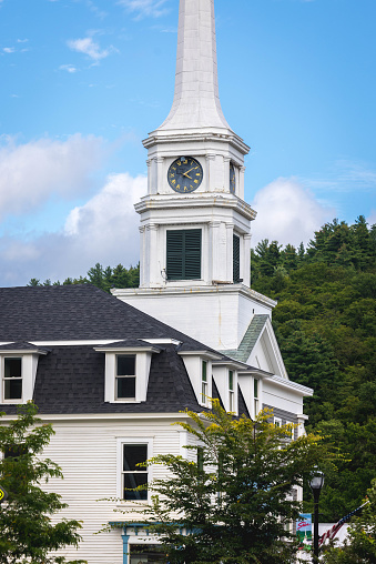 Historic church in Stowe, VT