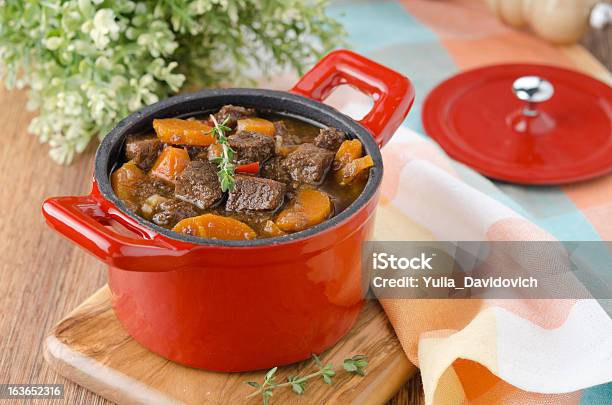 Stew Of Beef With Vegetables And Prunes Stock Photo - Download Image Now - Beef, Beef Stew, Braised