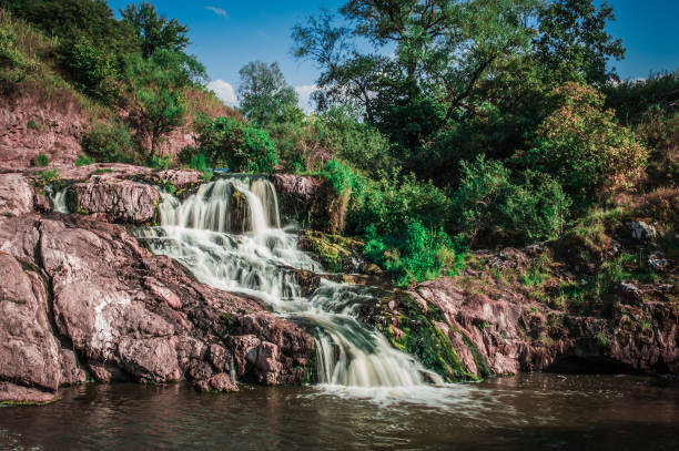istock Right side of the waterfall Vchelka 1636525155