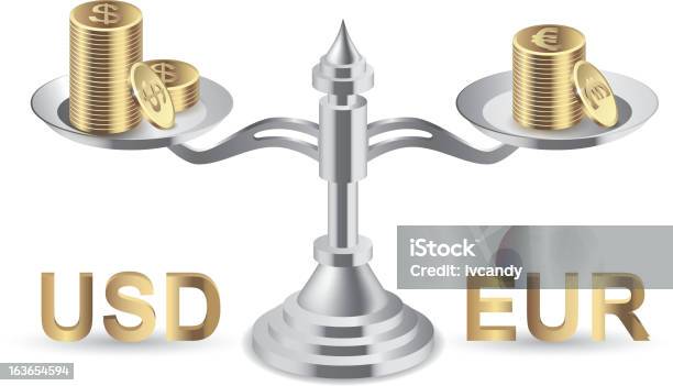 Exchange Rate Stock Illustration - Download Image Now - Abstract, Balance, Business