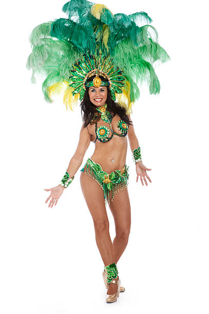 donna di ballare la samba - samba dancing foto e immagini stock