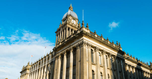 리즈 타운 홀, 리즈, 요크셔, 영국. - leeds england town hall leeds town hall uk 뉴스 사진 이미지