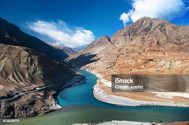 Zanskar Und Indus River Stockfoto und mehr Bilder von Zanskar - Zanskar, Fluss Zanskar, Vereinen