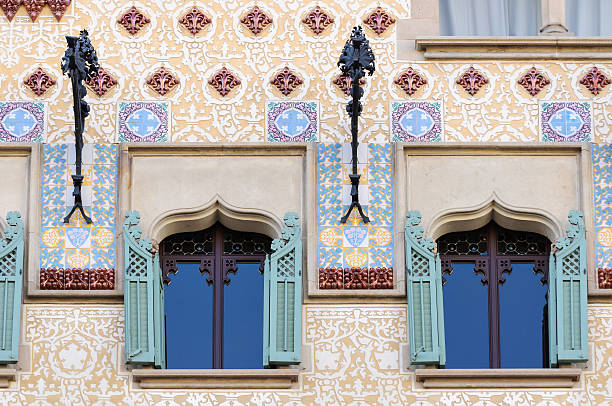 Casa Amatller facade designed by Josep Puig i Cadafalch. Barcelona, Spain.