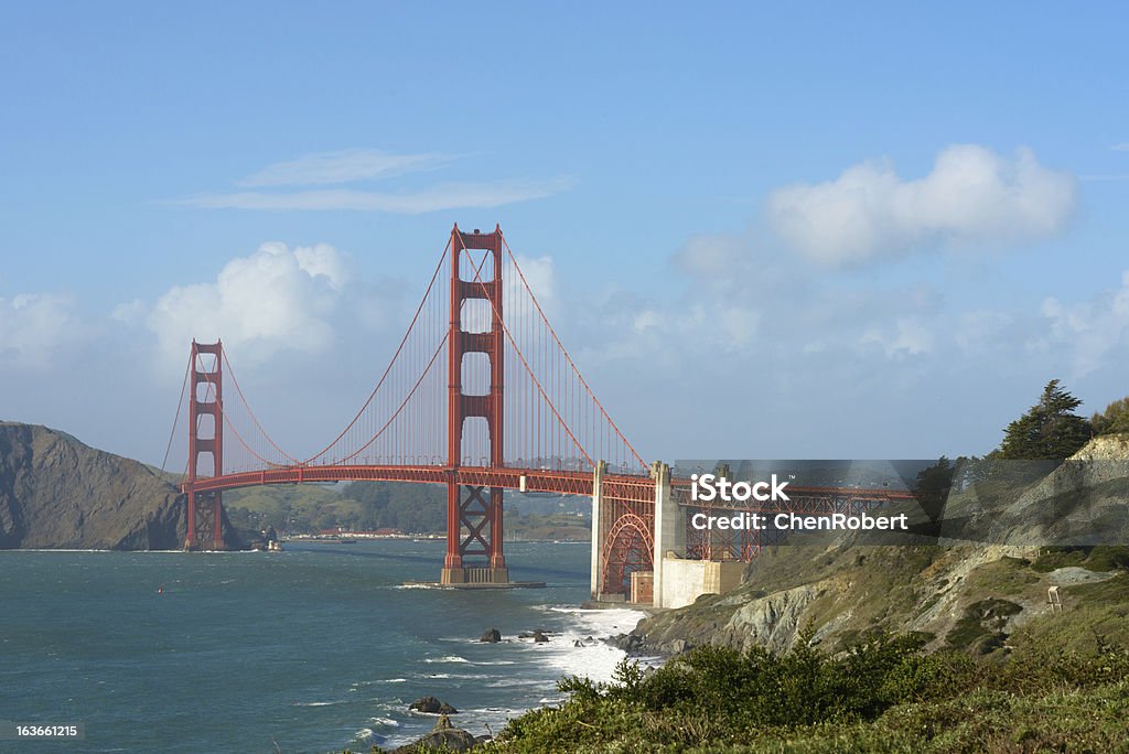 Golden Gate Bridge, San Francisco, CA - Lizenzfrei Architektur Stock-Foto