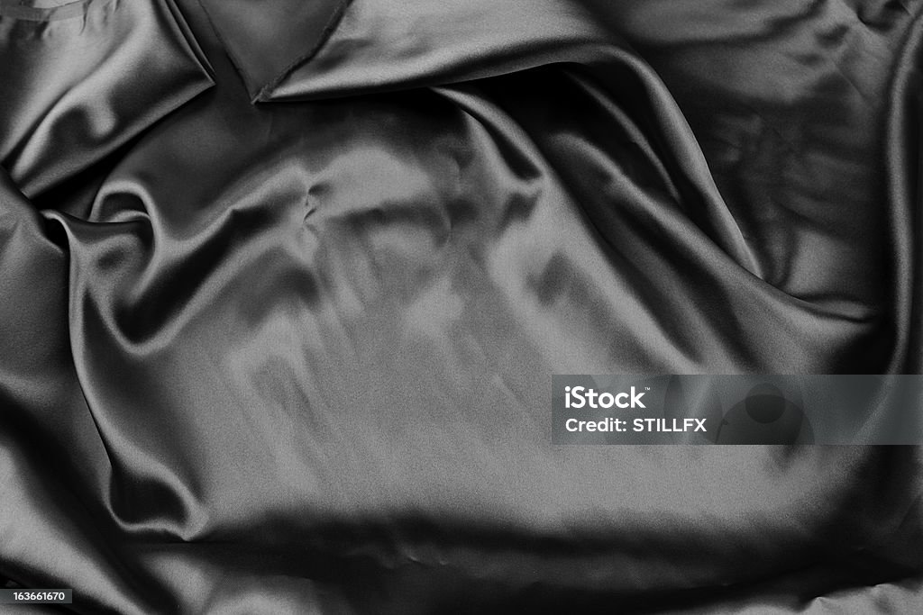 Seda negra - Foto de stock de Arrugados libre de derechos