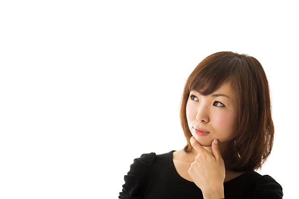 istock Japanese Woman Thinking 163664832