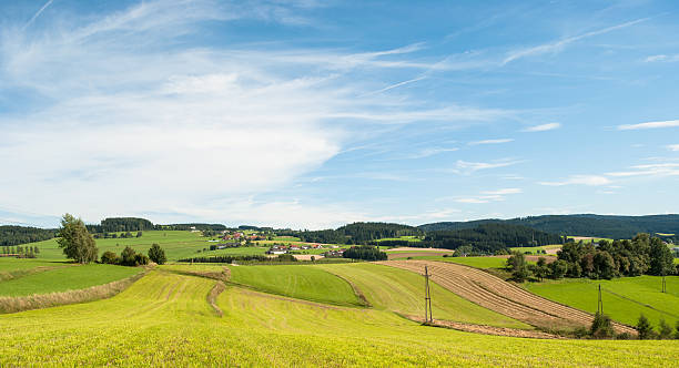 paysage rural, en autriche - upper austria photos et images de collection