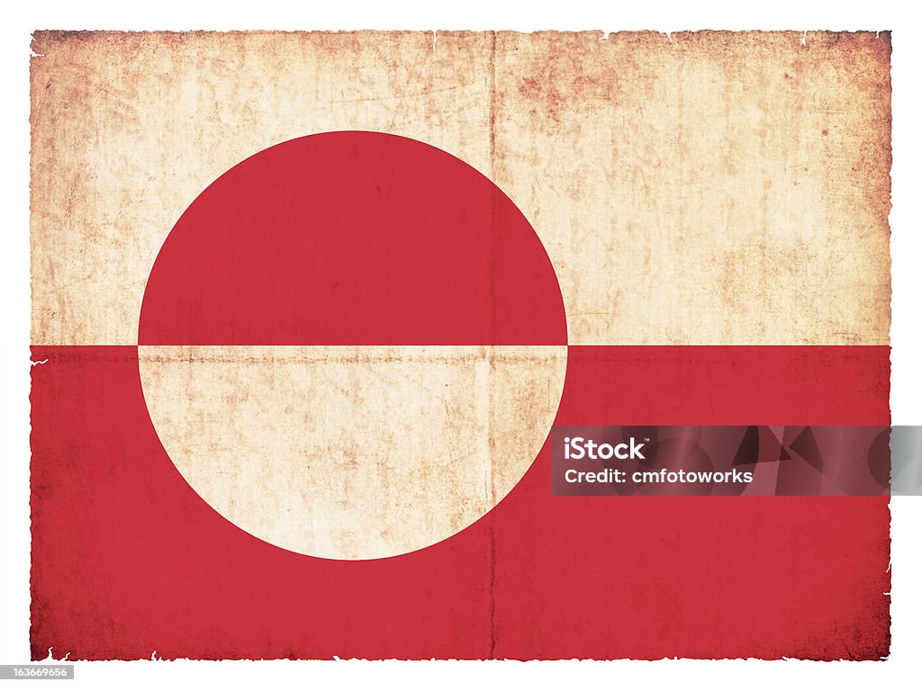 Grunge flag of Greenland (Danish Territory) Flag of Greenland (Danish Territory)created in grunge style Ancient Stock Photo