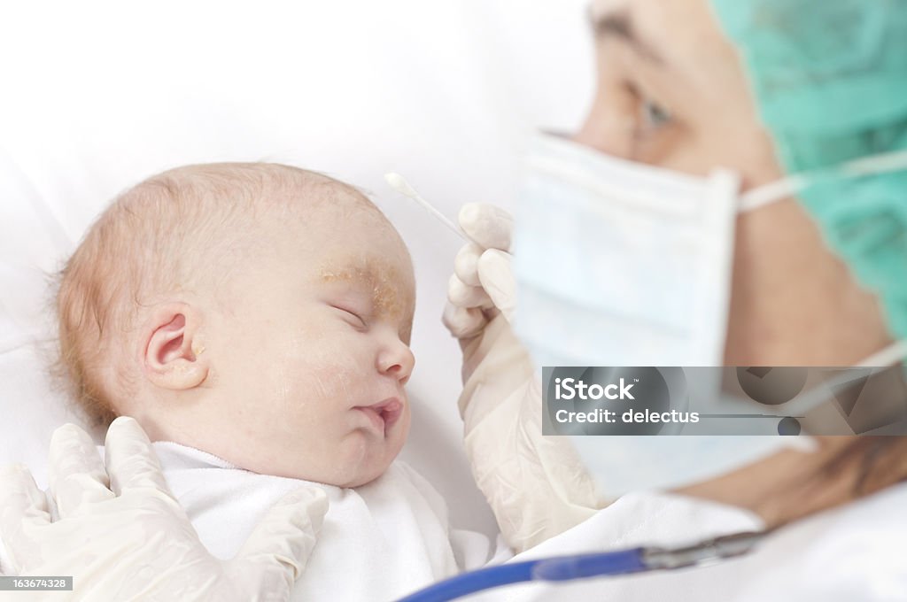 Bebê o seu médico - Royalty-free Bebé Foto de stock