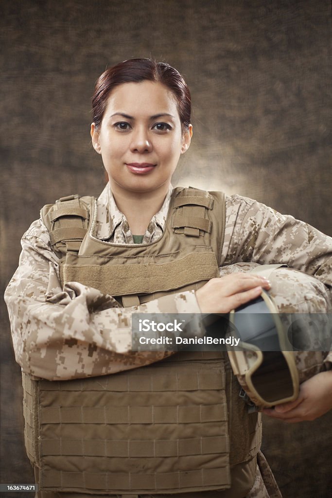 US Marine au Combat équipement - Photo de Femmes libre de droits